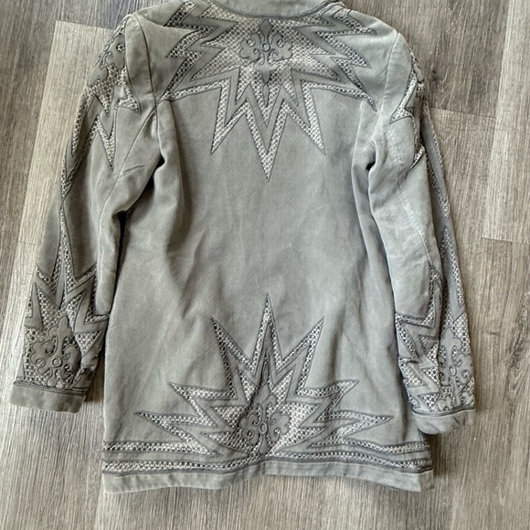 Ralph Lauren Collection Purple Label Suede Jacket Lace Detail Rare - Picture 5 of 15